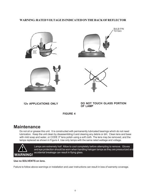 275 Series Beacon Installation Guide - Code 3 Public Safety ...