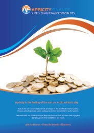 Apricity Finance Supplier Brochure