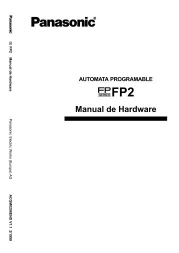 Manual de Hardware - Panasonic Electric Works