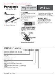 PDF data sheet - Panasonic Electric Works Europe AG