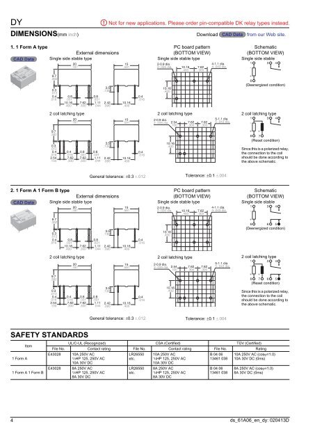 PDF data sheet - Panasonic Electric Works Europe AG