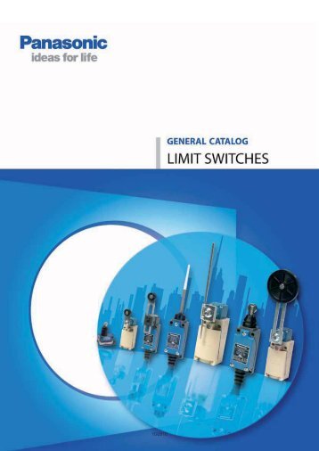 Catalog limit switches (2,00MB) - Panasonic Electric Works Europe AG