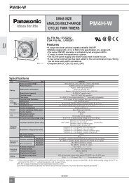 PM4H-W - analog timer - twin - Panasonic Electric Works Europe AG