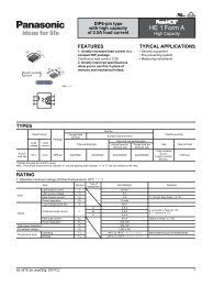 HE 1 Form A - Panasonic Electric Works Deutschland GmbH