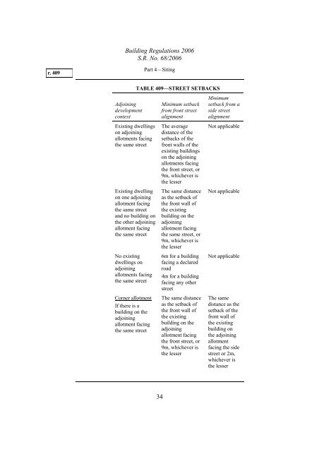 Building Regulations 2006 - Victorian Legislation and Parliamentary ...