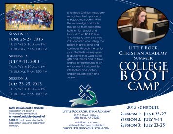 Brochure - Little Rock Christian Academy