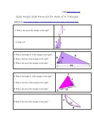 Hypotenuse Leg Theorem Worksheet and Activity ... - Math Warehouse