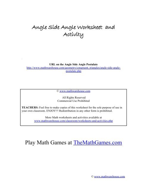 Math Worksheets Dynamically Created Math Worksheets