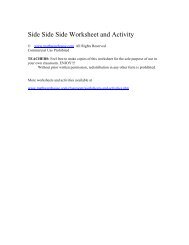 Side Side Side Worksheet and Activity - Math Warehouse