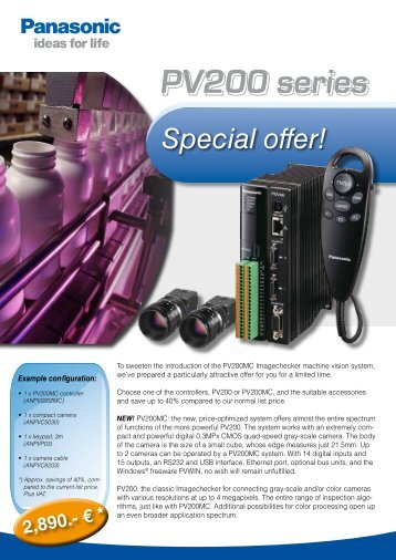 PV200 series - Panasonic Electric Works Europe AG