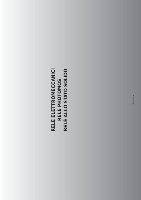 Catalogo componenti - Panasonic Electric Works Italia SRL
