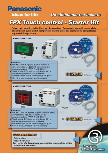Starter kit FPX/HMI - Panasonic Electric Works Italia SRL