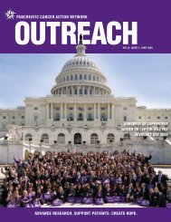 outreach - Pancreatic Cancer Action Network
