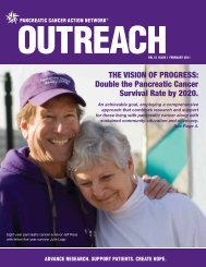 outreach - Pancreatic Cancer Action Network