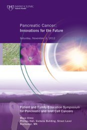 Pancreatic Cancer: Innovations for the Future