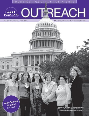 Outreach July 2007 - Pancreatic Cancer Action Network