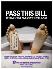 Advocacy Day ad - Pancreatic Cancer Action Network