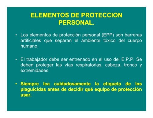 Problemas toxicolÃ³gicos generados por el uso de ... - Panama Canal