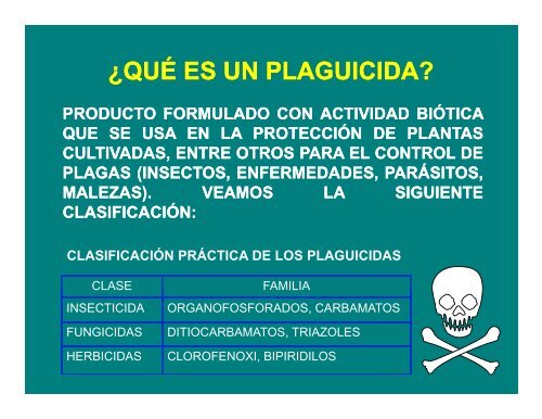 Problemas toxicolÃ³gicos generados por el uso de ... - Panama Canal