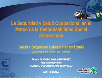 La Seguridad y Salud Ocupacional en el marco de ... - Panama Canal