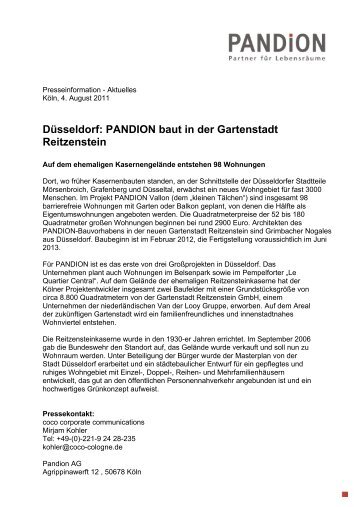PANDION baut in der Gartenstadt Reitzenstein - PANDION AG