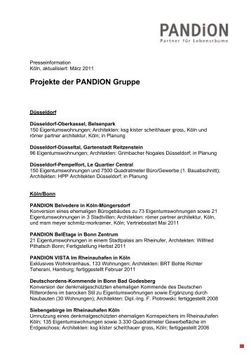 Projekte der PANDION Gruppe - PANDION AG