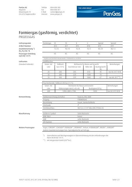 PS Formiergas 5 - PanGas