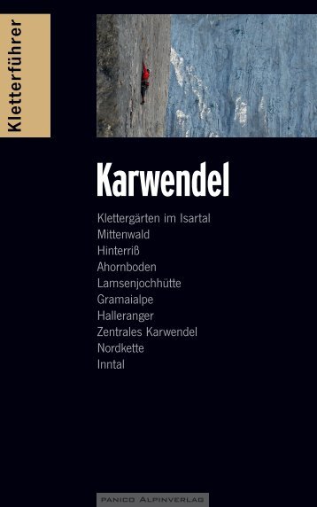 Karwendel - panico.der Alpinverlag