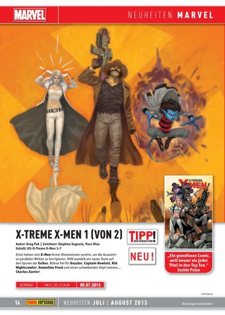 DAS NEUE UNIVERSUM GRATIS! - Panini Comics