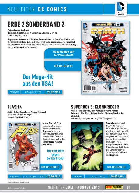 DAS NEUE UNIVERSUM GRATIS! - Panini Comics