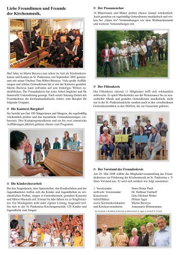 Flyer Freundeskreis zur FÃ¶rderung der Kirchenmusik an St ...