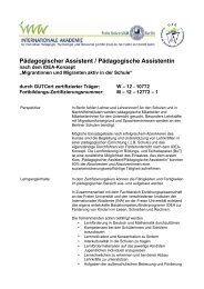 PÃ¤dagogischer Assistent / PÃ¤dagogische Assistentin - Quartier ...