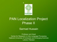 Introduction - PAN Localization