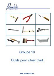 Catalogue d'outil groupe 10 - Pannkoke Flachglastechnik GmbH