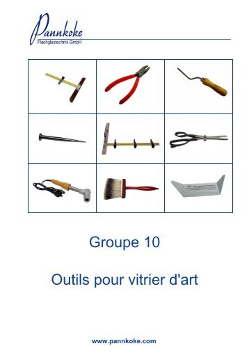 Catalogue d'outil groupe 10 - Pannkoke Flachglastechnik GmbH