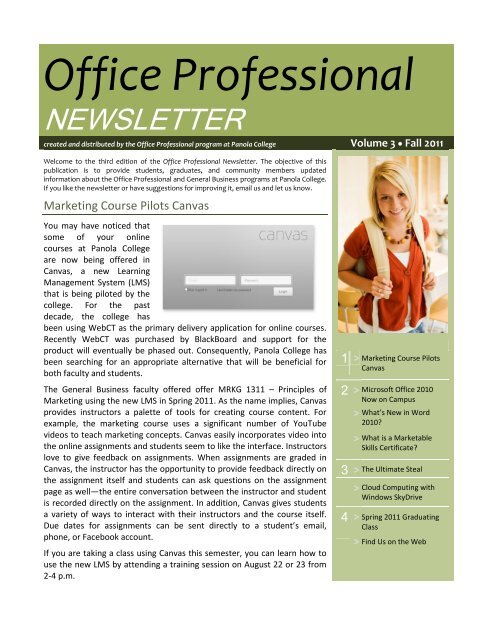 Office Professional - Panola College