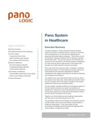 Pano System in Healthcare - Pano Logic