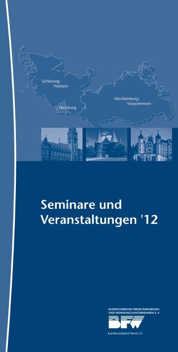 Seminare und Veranstaltungen '12 - Pantaenius