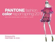 Fashion Color Report for Spring 2011 - Pantone
