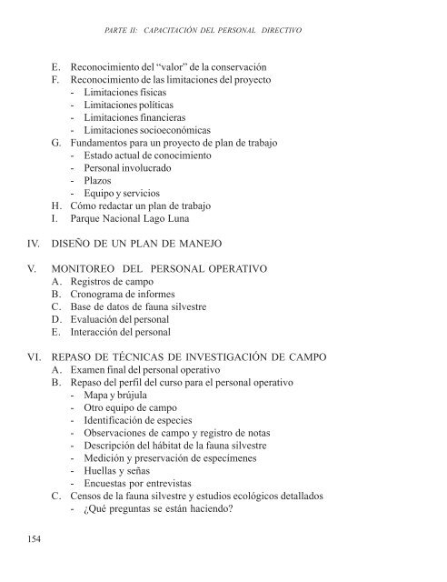 MANUAL DE CAPACITACIÃN PARA LA ... - Panthera