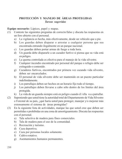 MANUAL DE CAPACITACIÃN PARA LA ... - Panthera