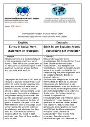Ethics in Social Work, Statement of Principles Ethik in der Sozialen ...