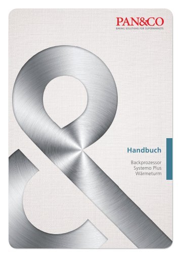 Handbuch - Pan & Co Group