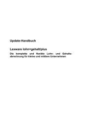 Update-Handbuch Lexware lohn+gehalt/plus - lexware.de