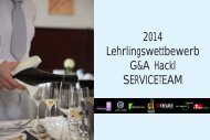 2014 Lehrlingswettbewerb Serviceteam