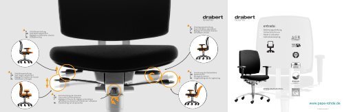 Bedienungsanleitung BÃ¼rodrehstuhl Drabert entrada - Pape+Rohde