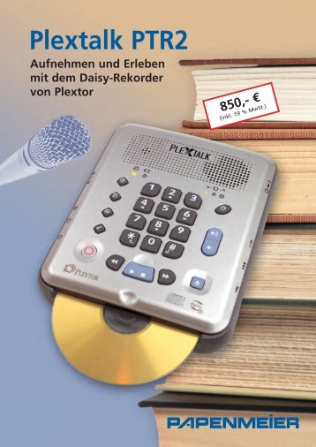 Datenblatt Plextalk PTR2 - FH Papenmeier GmbH & Co. KG