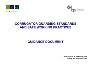 Corrugator Guarding Standards and Safe Working Practices - CPI ...
