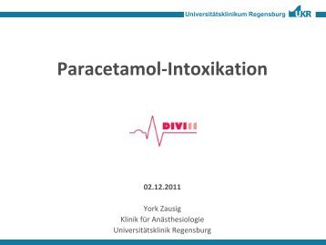 Paracetamol - Intoxikation