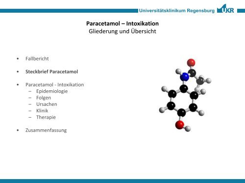 Paracetamol - Intoxikation